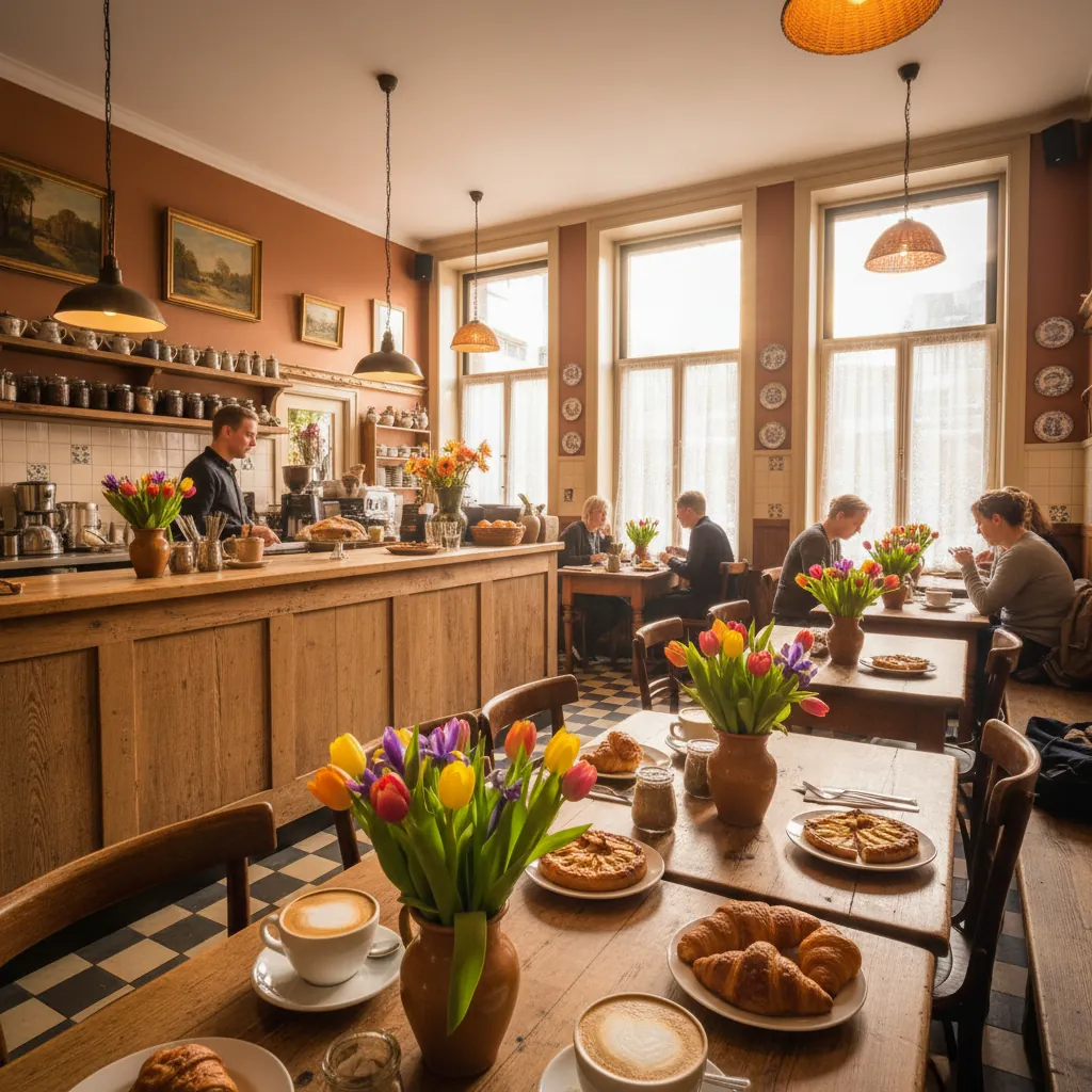 Sfeervolle lunchroom bij Bakkerij Versluis